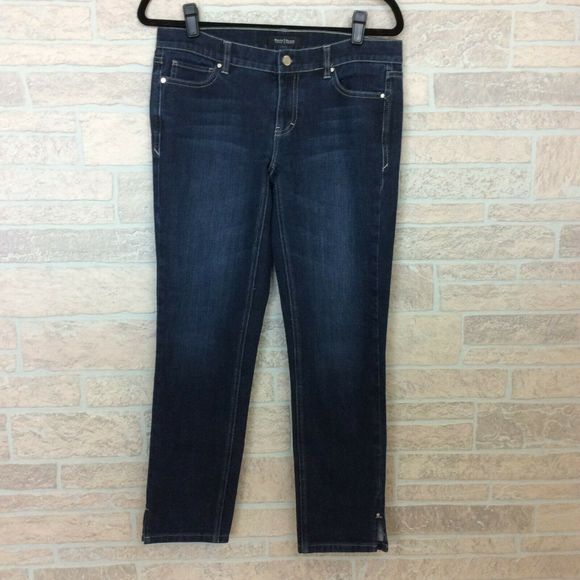 White House Black Market  Denim - White House Black Market Womens Jeans Ankle Noir 4